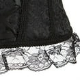 thumbnail image 6 of Womens Tops Summer Clearance Corsets Floral Overbust Corset Bustier Lingerie Top Gothic Shapewear Sexy Underwear, 6 of 6