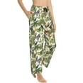 thumbnail image 2 of Uemuo Jungle Animals Pattern Women's Wide Leg Palazzo Lounge Pants with Pockets Light Weight Loose Comfy Casual Pajama Pants-Large, 2 of 9