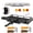 Black, variant on Muweixin Collapsible Hitch Cargo Carrier, Black Steel 50in Cargo Basket with Ramp, 500 lbs Heavy Duty Luggage Rack for SUV, Truck, Van Travel