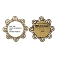 thumbnail image 1 of Yo soy el buen humor Boy Broche de flores, regalo de joyería para mujeres y niñas Unbranded M, 1 of 3