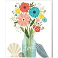 thumbnail image 4 of Metaverse Michael Mullan 'Seaside Bouquet Mason Jar' Canvas Art (Set of 2), 4 of 4