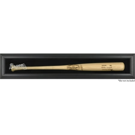 Atlanta Braves Black Framed - Atlanta Braves Fanatics Authentic Logo Black Framed Single Bat Display Case - No Size