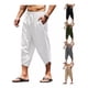 thumbnail image 5 of Pants Hombre, Pants De Lino Cordón En La 3/4 Shorts, 5 of 8