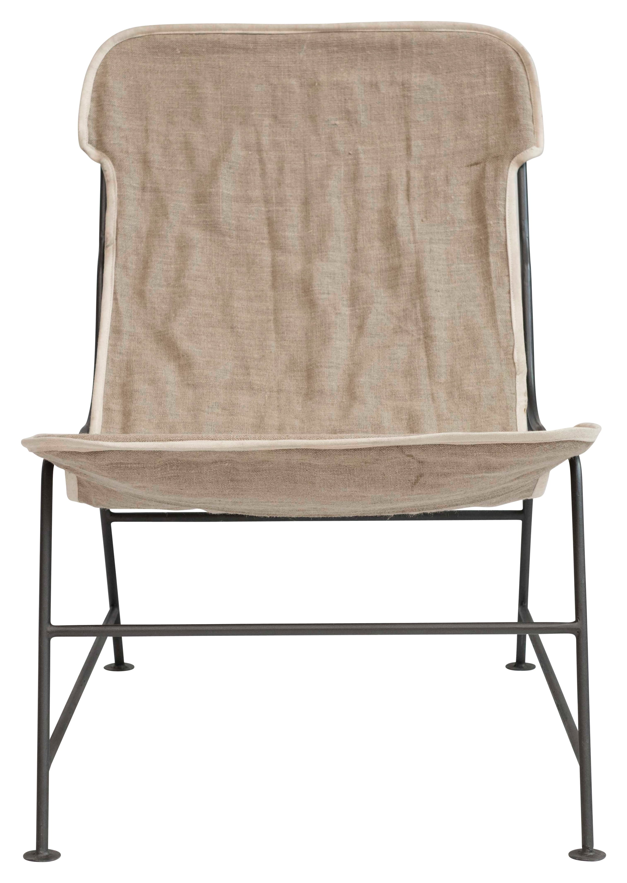 metal frame sling chair