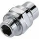 thumbnail image 2 of Conexión al brazo de ducha Conector de ducha adaptador giratorio ángulo de cabezal de brazo de ducha ajustable junta esférica G1/2 latón cromado, 2 of 5