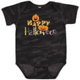 thumbnail image 3 of Inktastic Happy Halloween- decorated letters with dancing pumpkins Boys or Girls Baby Bodysuit, 3 of 5