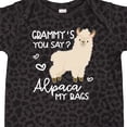 thumbnail image 4 of Inktastic Grammy's You Say Alpaca My Bags Boys or Girls Baby Bodysuit, 4 of 5