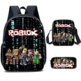 thumbnail image 1 of Sac de Voyage Sac d'École à Dos Roblox 3 Pièces pour les Élèves Garçons Filles, 1 of 4