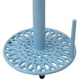 thumbnail image 4 of Cast Iron Paper Towel Holder Sunflower with Dispensing Side Bar Free-Standing , Blue, 4 of 5