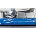 thumbnail image 2 of Unique Loom 3146475 6 x 9 ft. Geometric Trellis Frieze Rectangular Rug, Navy Blue, 2 of 5