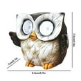 thumbnail image 4 of Owl Solar Light Resin Garden Decor Durable Solar Lamp Ornament Owl Home Sculpture for Porch Terrace Lawn Yard Decoration Christmas Housewarming Gift,Add Personalized and Artistic, 4 of 7