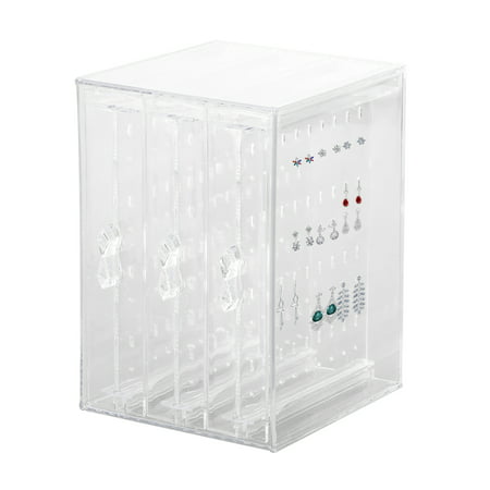 Fashion Jewelry Earrings Acrylic Rack Display Stand Storage Box Holder