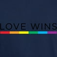 thumbnail image 3 of CafePress - Love Wins T Shirt - Men's Classic Graphic Cotton T-Shirt, 3 of 4