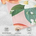 thumbnail image 3 of Peach and Cherry Flower Cotton Face Towels Absorbent Hand Towel Soft Bathroom Towel for Kitchen Hotel Decoration, 3 of 7