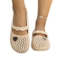 thumbnail image 5 of Norvail Womens Breathable Woven Toe Mary Sandals , Lightweight Slip Garden Shoes Non-Slip Comfort Sandals for Indoor Outdoor Beach Travel, 5 of 5