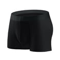 thumbnail image 2 of Men Ice Silk Flat Angle Underpants Loose Frivolous Breathable Elastic Exercise Home, 2 of 5