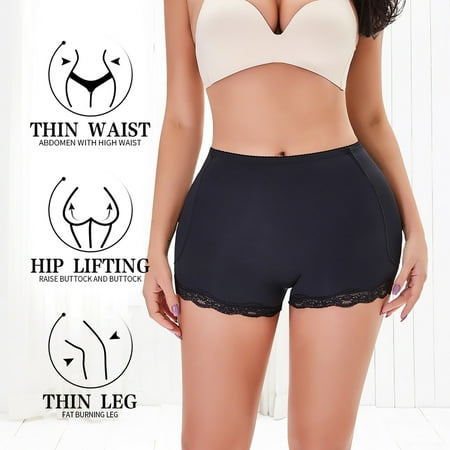 

Daqian Plus Size Shaping Panties Women s High Waist Alterable Button Lifter Hip and Hip Tucks In Pants Shaping Shorts Seamless Black 6(M)