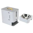 thumbnail image 1 of Distributeur de Nourriture pour Animaux, Récipient Multifonctionnel pour Nourriture Sèche avec Bol, Récipient de Stockage pour Nourriture pour Chats Intérieur Extérieur, 1 of 7