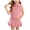 Pink, variant on Little Girls Cowgirl Outfits 2Pcs Skirt Set Denim Jeans Button Vest Top Ruffle Tiered Skirts Western Clothes(Blue,5-6 Years)