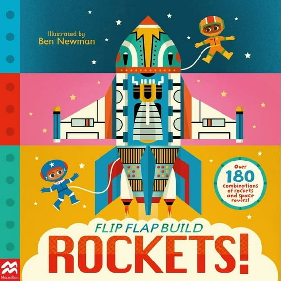 Flip, Flap, Build Flip, Flap, Build: Rockets, (Board Book)