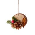 thumbnail image 3 of Adornos navideños Juego de rodajas de naranja con cuerdas para colgar Adornos únicos hechos a mano Lote Árbol de Navidad Vacaciones Granja Decoración rural Interior, 3 of 5