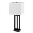 thumbnail image 2 of Cal Lighting Cachan 1-Light Metal & Linen Nightstand Lamp in Antique Bronze, 2 of 4