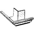 thumbnail image 2 of Amerimax Home Products 29202 Gutter Outside Mitre- Mill Finish Galvanized Steel - 5 in, 2 of 3
