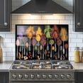 thumbnail image 7 of Evgosm tempered glass backsplash for stove, seasoning Stove Splashback, Glass Backsplash, Used for Kitchen Wall Protection and Decoration, Easy to Install and Clean. (30x16''), 7 of 7