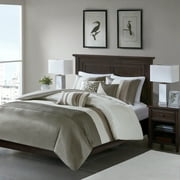 Home Essence Salem 6 Piece Duvet Cover Set, King/Cal King, Natural