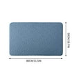 thumbnail image 4 of sruoe Bath Mat Rugs, Bath Mats for Bathroom Floor, Extra Absorbent Quick Dry Bathroom Mats, Washable Bath Rugs and Mats, Bath Carpet for Shower, Polyester, Blue, 4 of 6