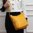 thumbnail image 3 of MKF Collection Lux Vegan Leather Women Hobo Bag with Wallet Bag 2 pcs by Mia K - Charcoal, 3 of 8