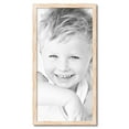 thumbnail image 2 of ArtToFrames 18" x 36" Knotty Pines Pecan with White Wash Picture Frame, 18x36 inch White Wood Poster Frame (WOM-4771), 5 Pack, 2 of 7