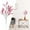 Pink, variant on Gmogad Artificial Flower 18.5", Fake Flowers Long Artificial Bouquet Faux DIY Floral Art Plants Blossom Branches for Vases Home Office Wedding Party Winter Decorations