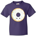 thumbnail image 3 of Inktastic White Donut Youth T-Shirt, 3 of 5