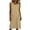 A-Khaki, variant on MaFYtyTPR Women's Summer Casual Dress Round Neck Side Pockets Oversized Fit Decorative Buttons Linen Cotton Casual Dresses A-Beige L