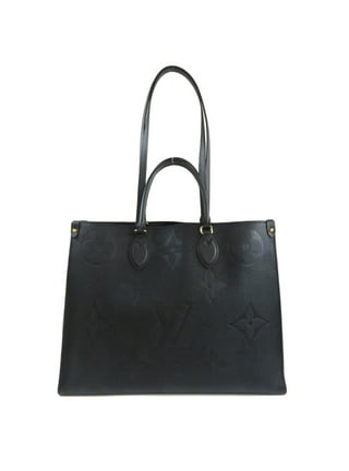 Authenticated Used LOUIS VUITTON Louis Vuitton Monogram On The Go MM Blue  M57723 Ladies Raffia Tote Bag 