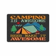 thumbnail image 2 of Camping Doormat – Outdoor Indoor Doormat – Funny Camping Doormat Non-Slip Front Door Mat Bathroom Kitchen Bedroom Entryway Floor Mats 24x16 30x18, 2 of 5