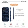 thumbnail image 5 of Marvel Logo Case for Samsung Galaxy S21 Ultra S22 Ultra 5G S23 S20 FE S24 Plus S22 Ultra S21 Luxury Square Liquid Cover, 5 of 5