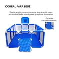 thumbnail image 2 of Corral Bebe Gimnasio De Juegos Porterías Y Tablero Infantil Modelo Gris, 2 of 4