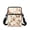 Bird Flower Branch Decoration, variant on Chririnla Christmas Crossbody Bag with Letter H Santa Pattern, Stretch Polyester Zipper Purse for Women Work and Travel