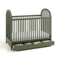 thumbnail image 3 of Graco Olivia 3-In-1 Convertible Baby Crib with Drawer, Olive, 3 of 12