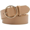 thumbnail image 1 of LinYooLi Ceinture Ronde en Faux Cuir pour Femmes, Robe Chic en Jean, Ceintures pour Dames, 1 of 4