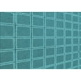 thumbnail image 1 of Ahgly Tapis Rectangulaire Lavable en Machine Intérieur Transitionnel Vert Cyan Foncé, 8 Pieds x 12 Pieds, 1 of 7