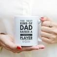 thumbnail image 3 of Custom Mugs The Best Kind of Dad Raises Softball Player Daughter or Son Gifts for Dads Santa Christmas Presents Ceramic Coffee 11oz 15oz Mug, 3 of 7