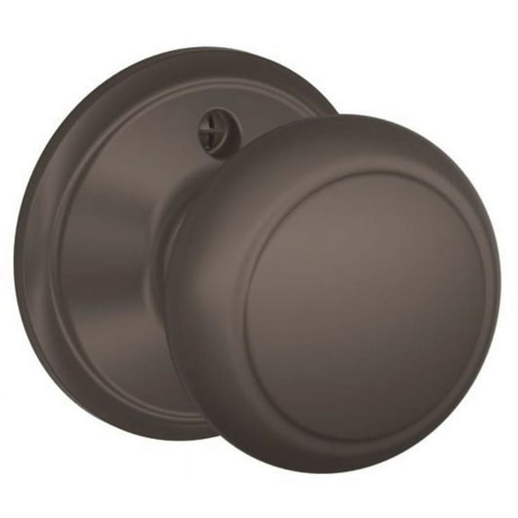 Andover Knob Non-Turning Lock, Oil Rubbed Bronze (F170 AND 613)