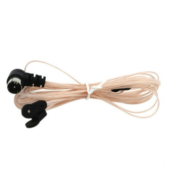 FM Broadcast Antenna 75 Ohm Dipole Indoor Antenna Aerial Male F-Type Connector Transmitting FM Antenna High Quality Transparent Double Parallel Male