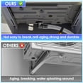 thumbnail image 3 of Heavy Duty Suction Cup Shower Caddy, Rustproof Stainless Steel Bathroom Organizer Rack for Razors and Sponges, 3 of 9