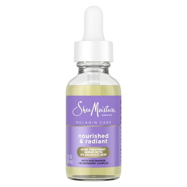 SheaMoisture Melanin Care 4-in-1 Acne Treatment Serum with 2% Salicylic Acid, 1 oz