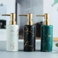 thumbnail image 4 of Dowbom Ceramic Soap Dispenser for Bathroom, Hand Soap. Refillable Lotion Dispenser, 4 of 7