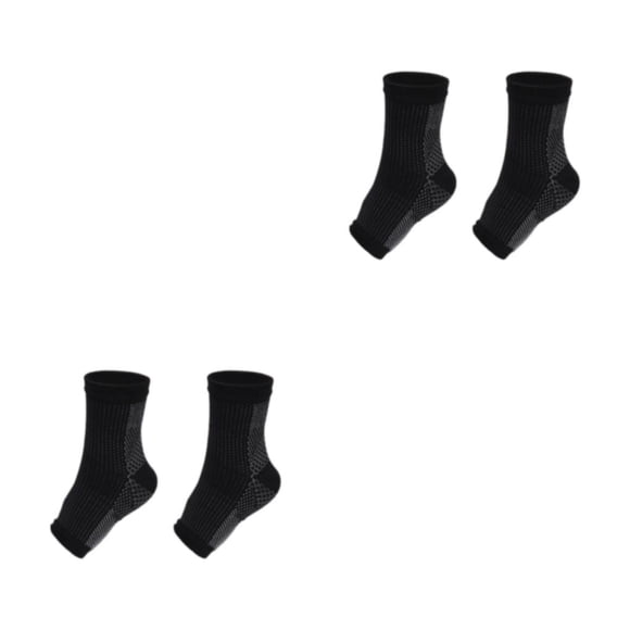 Wosthever 2a de calcetines de compresión que absorben el sudor se mantienen secos y cómodos durante todo el día Cómodos de usar negro S/M 2Conjunto